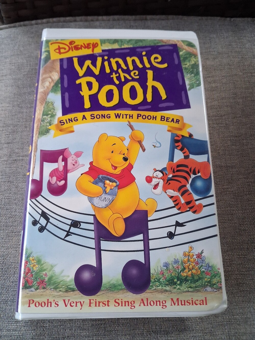 Vintage Disney Winnie The Pooh Sing A Song With Pooh Bear VHS Tape